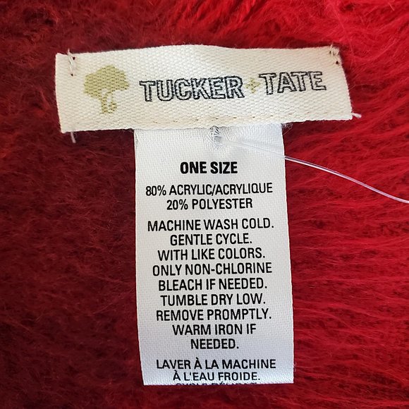 TUCKER & TATE Fuzzy Plaid Blanket Scarf - Picture 4 of 4